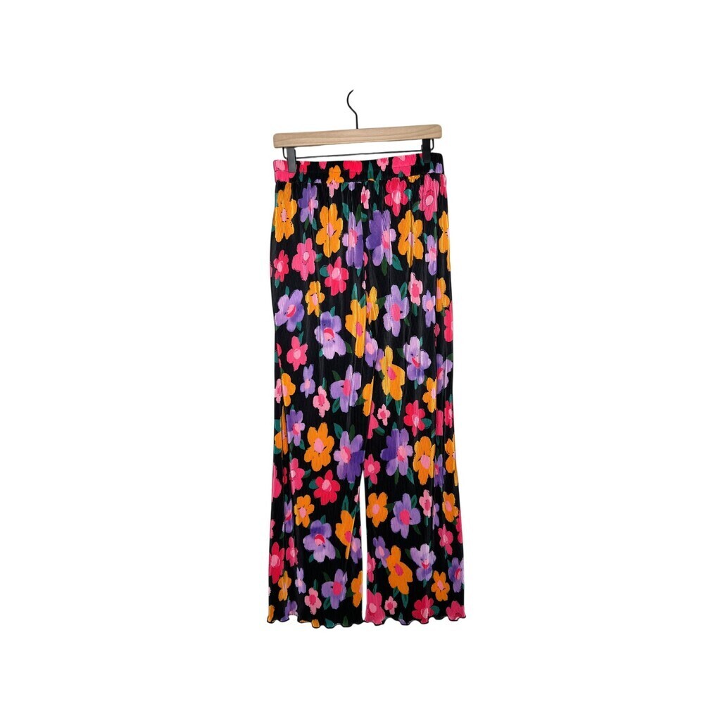 Piper and Scoot Women Multi Two Piece Set Size L/XL Plisse Flower Power - Picture 9 of 9